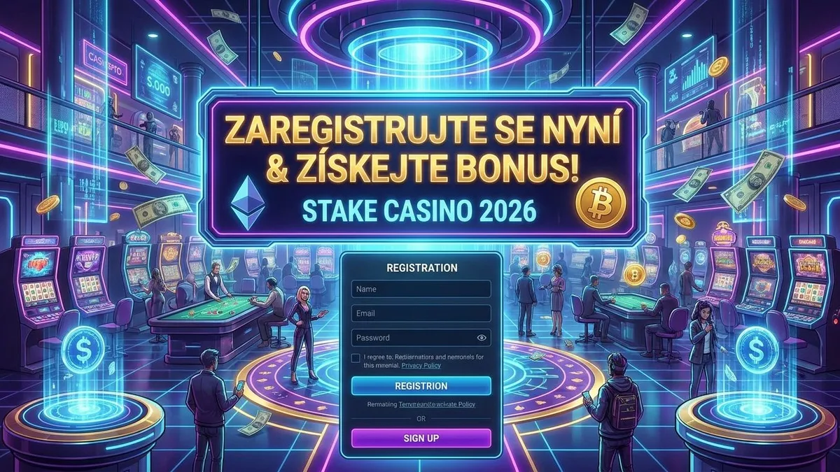 Registrace s bonusem ve Stake Casino